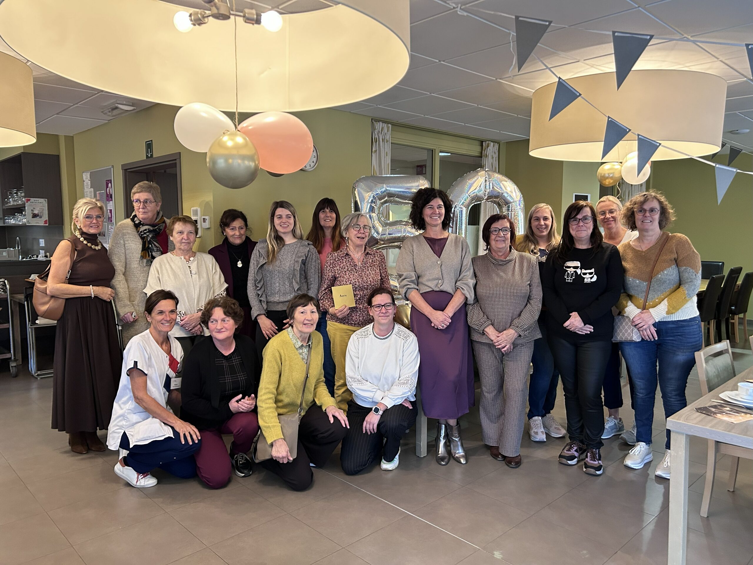 Annie Blomme vierde 50 jaar dienst in WZC Ten Anker van Nieuwpoort